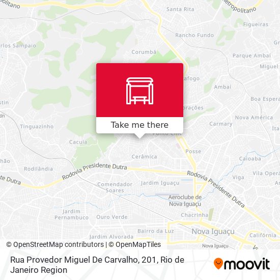 Rua Provedor Miguel De Carvalho, 201 map