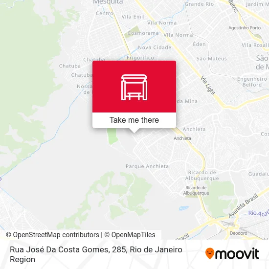 Rua José Da Costa Gomes, 285 map