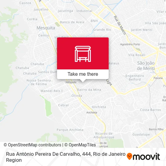 Rua Antônio Pereira De Carvalho, 444 map
