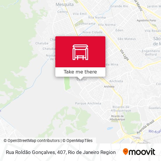 Mapa Rua Roldão Gonçalves, 407