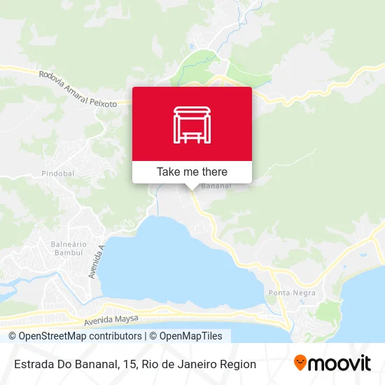 Estrada Do Bananal, 15 map