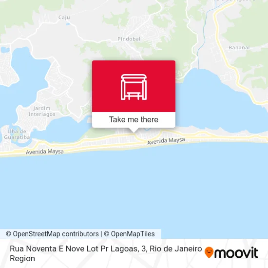 Rua Noventa E Nove Lot Pr Lagoas, 3 map