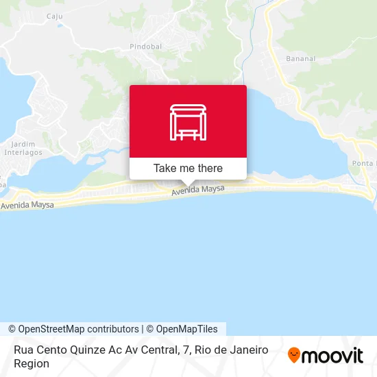 Rua Cento Quinze Ac Av Central, 7 map