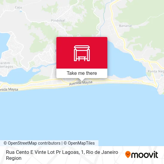 Rua Cento E Vinte Lot Pr Lagoas, 1 map