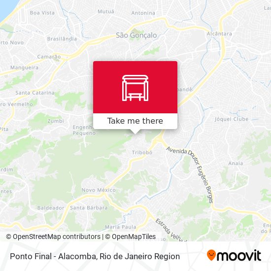Ponto Final - Alacomba map
