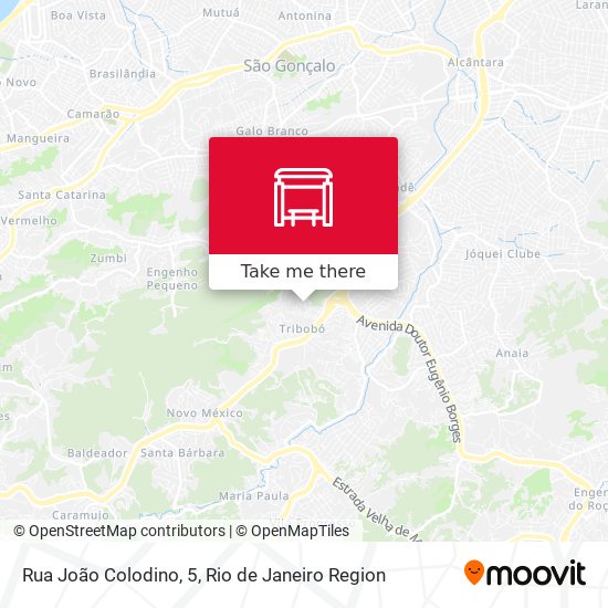 Rua João Colodino, 5 map