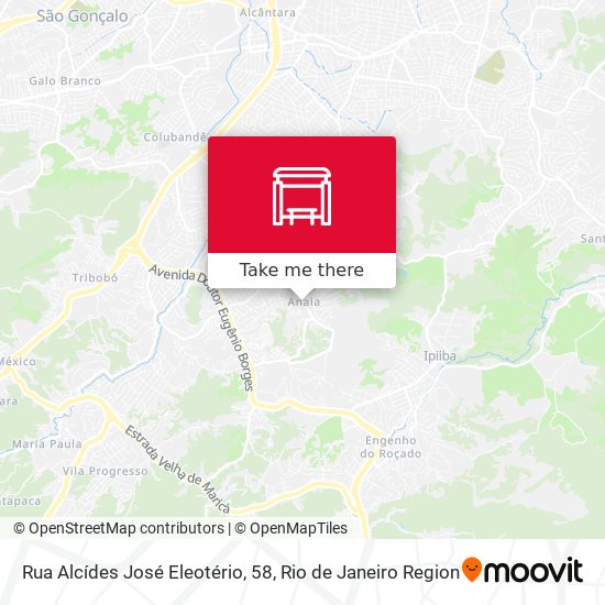 Rua Alcídes José Eleotério, 58 map