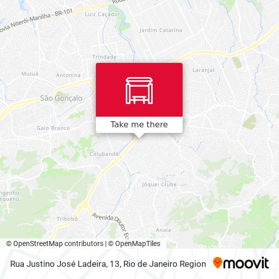 Rua Justino José Ladeira, 13 map