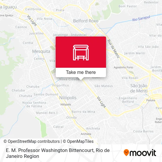 E. M. Professor Washington Bittencourt map