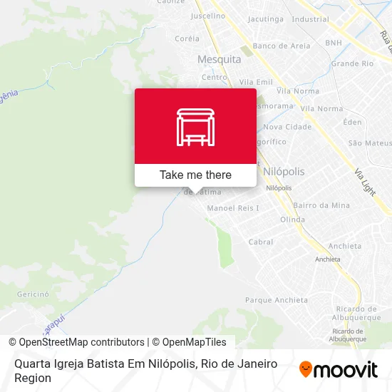 Quarta Igreja Batista Em Nilópolis map