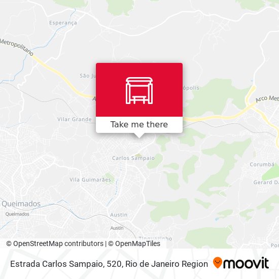 Estrada Carlos Sampaio, 520 map