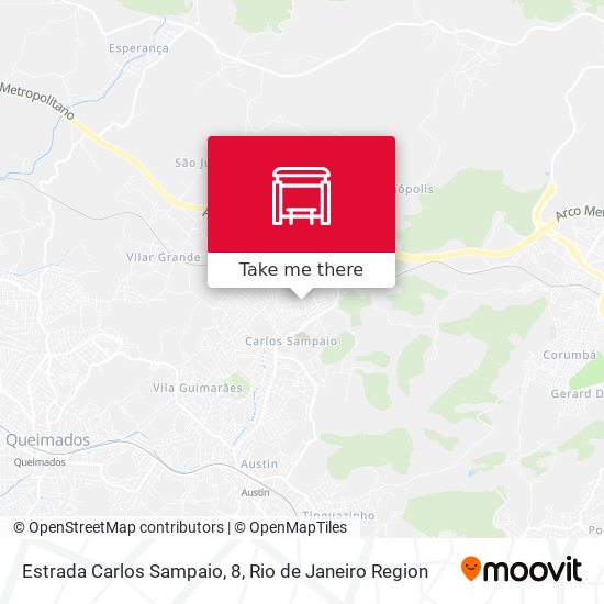 Estrada Carlos Sampaio, 8 map