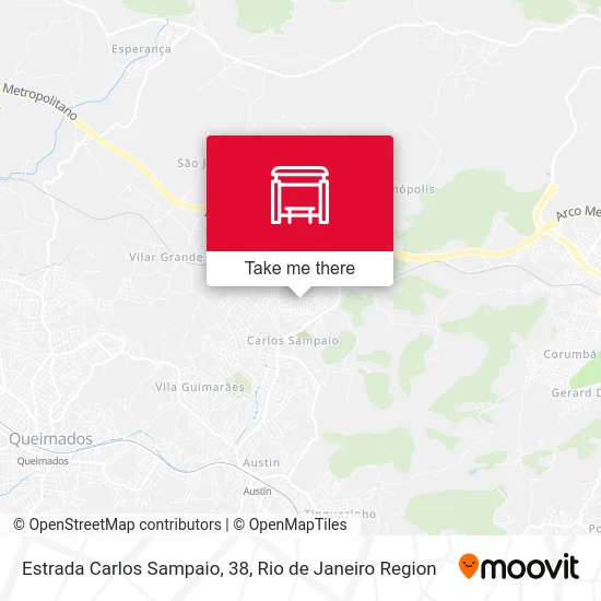 Estrada Carlos Sampaio, 38 map