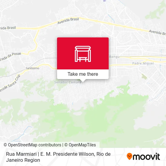 Rua Marmiari | E. M. Presidente Wilson map