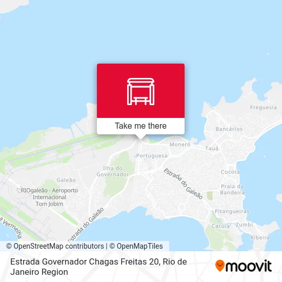 Estrada Governador Chagas Freitas 20 map
