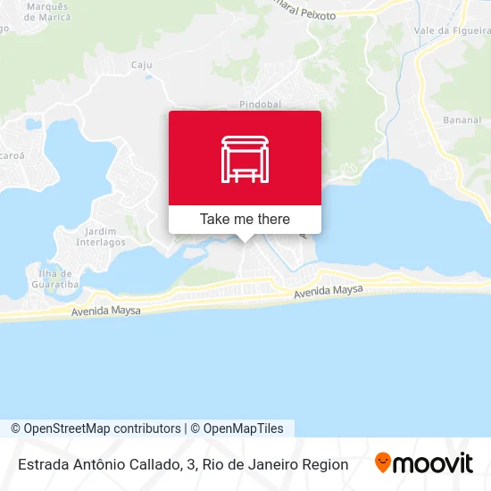 Estrada Antônio Callado, 3 map