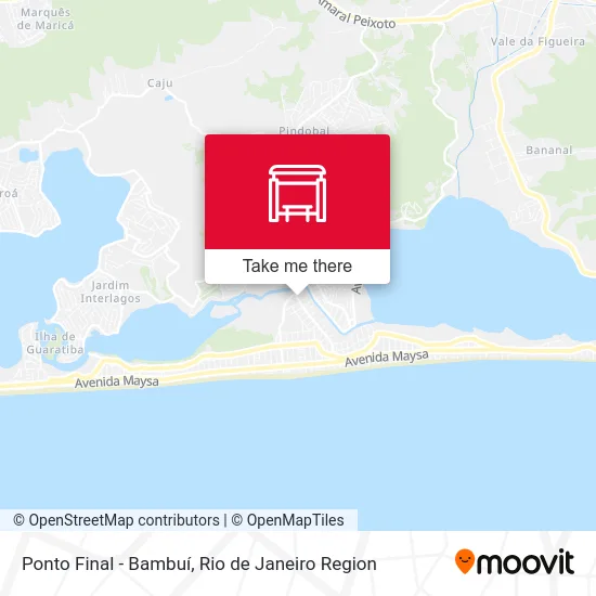 Ponto Final - Bambuí map