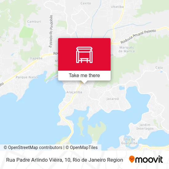 Rua Padre Arlíndo Viêira, 10 map