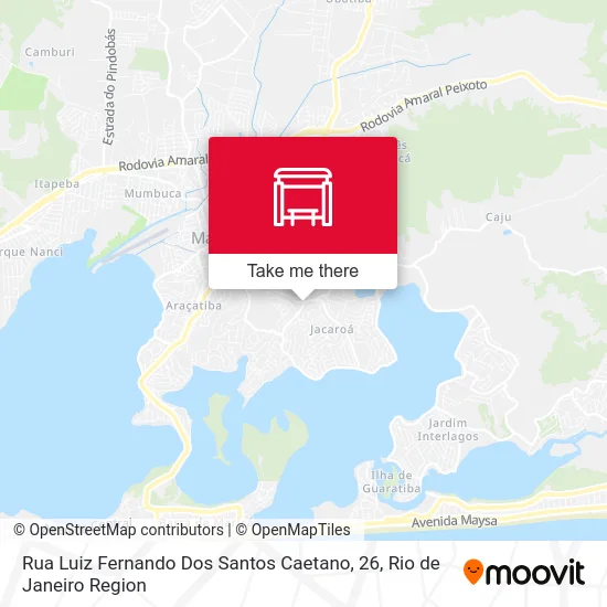 Rua Luiz Fernando Dos Santos Caetano, 26 map