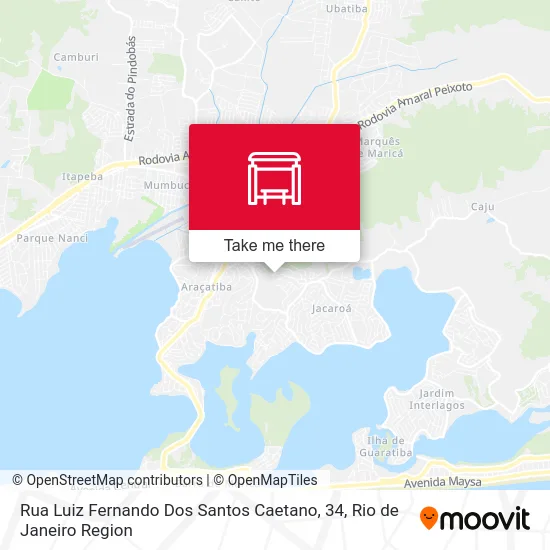 Rua Luiz Fernando Dos Santos Caetano, 34 map