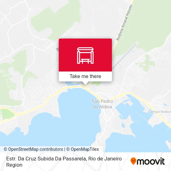 Estr. Da Cruz Subida Da Passarela map