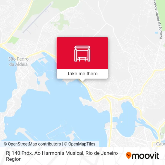 Rj 140 Próx. Ao Harmonia Musical map