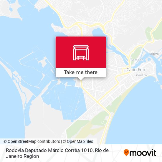 Mapa Rodovia Deputado Márcio Corrêa 1010