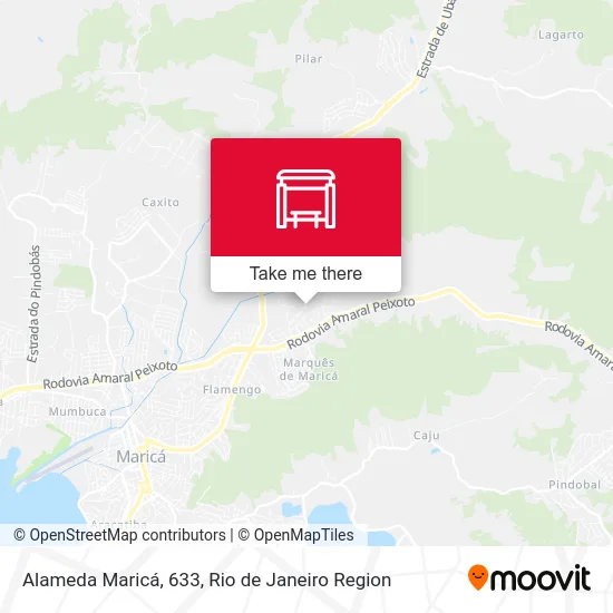 Alameda Maricá, 633 map