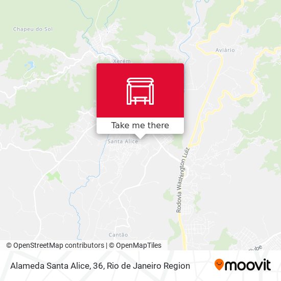 Alameda Santa Alice, 36 map
