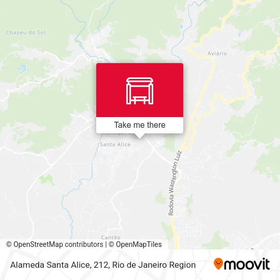 Alameda Santa Alice, 212 map
