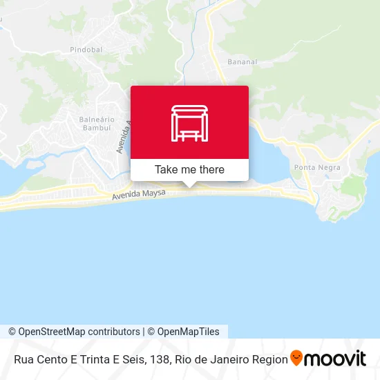 Rua Cento E Trinta E Seis, 138 map