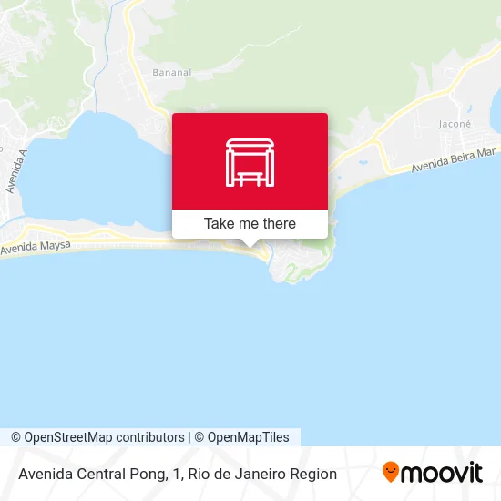 Avenida Central Pong, 1 map