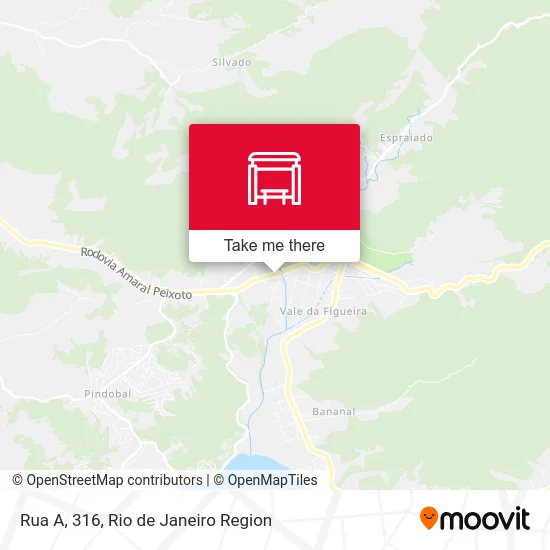 Rua A, 316 map