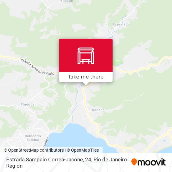 Estrada Sampaio Corrêa-Jaconé, 24 map