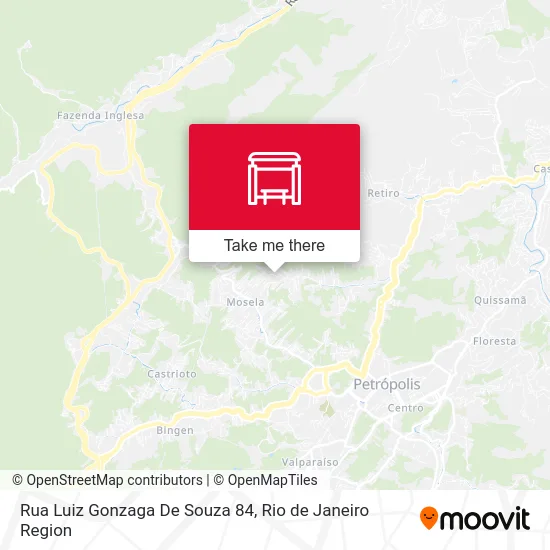 Rua Luiz Gonzaga De Souza 84 map