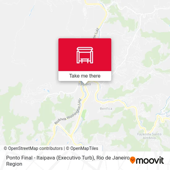 Ponto Final - Itaipava (Executivo Turb) map