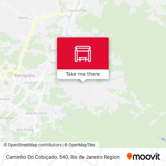 Caminho Do Cobiçado, 540 map