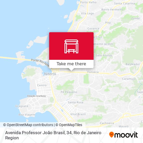 Mapa Avenida Professor João Brasil, 34