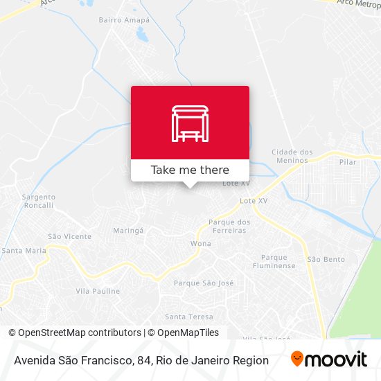 Avenida São Francisco, 84 map