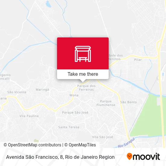 Avenida São Francisco, 8 map