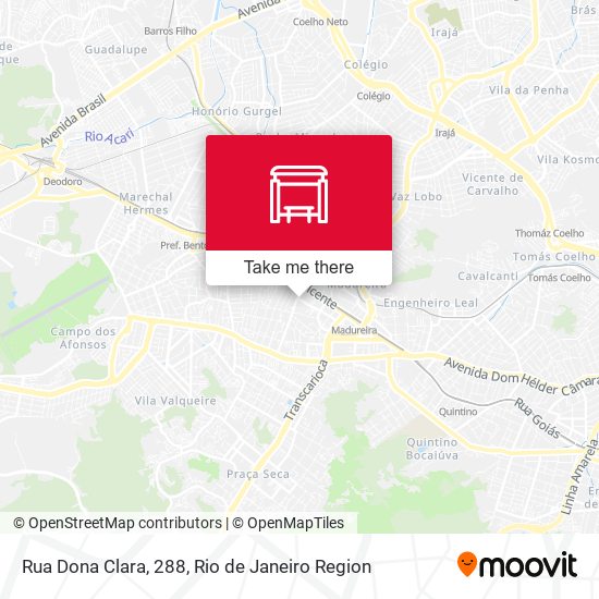 Rua Dona Clara, 288 map