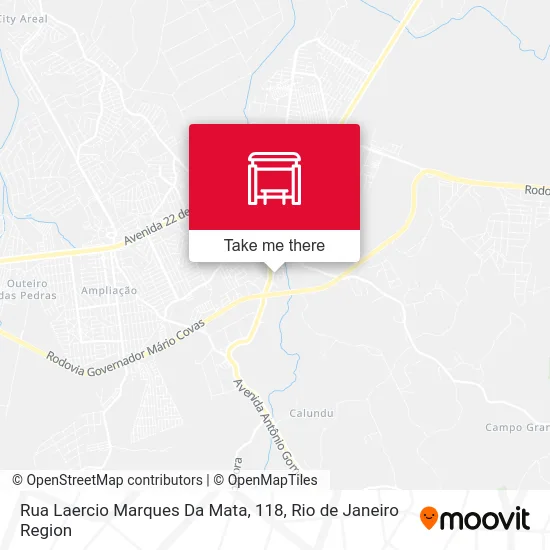 Rua Laercio Marques Da Mata, 118 map