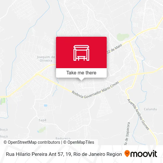 Rua Hilario Pereira Ant 57, 19 map