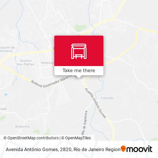 Avenida Antônio Gomes, 2820 map