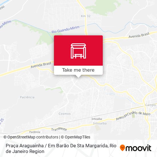 Praça Araguainha / Em Barão De Sta Margarida map