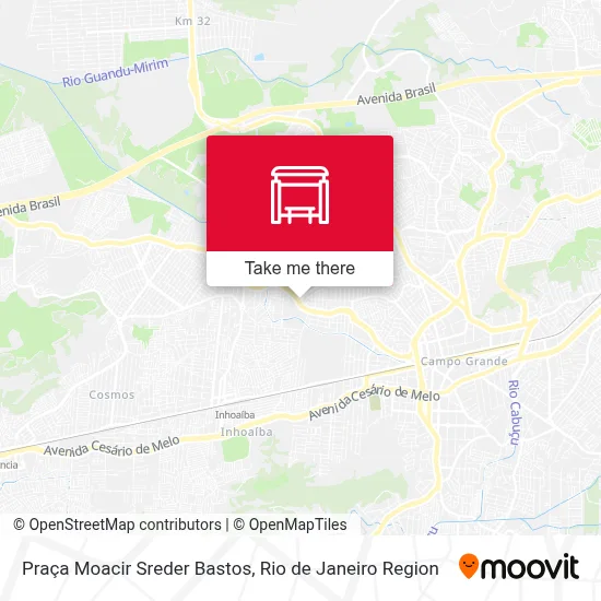 Praça Moacir Sreder Bastos map
