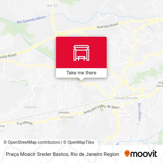 Praça Moacir Sreder Bastos map