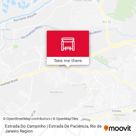 Estrada Do Campinho | Estrada De Paciência map