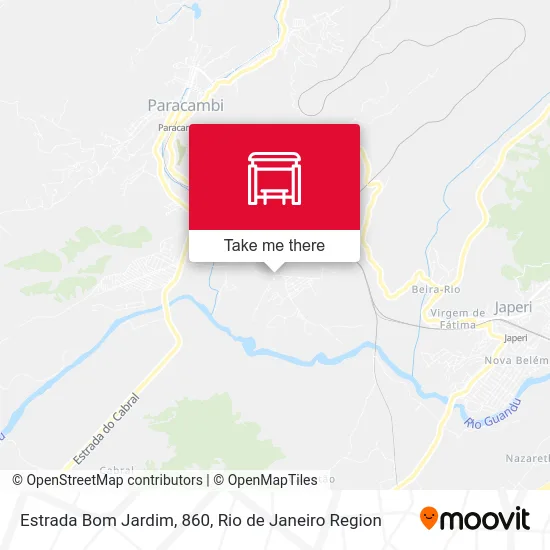 Estrada Bom Jardim, 860 map