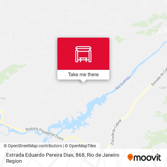 Estrada Eduardo Pereira Dias, 868 map